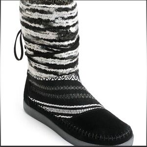 TOMS Nepal Boots Leather And Wool